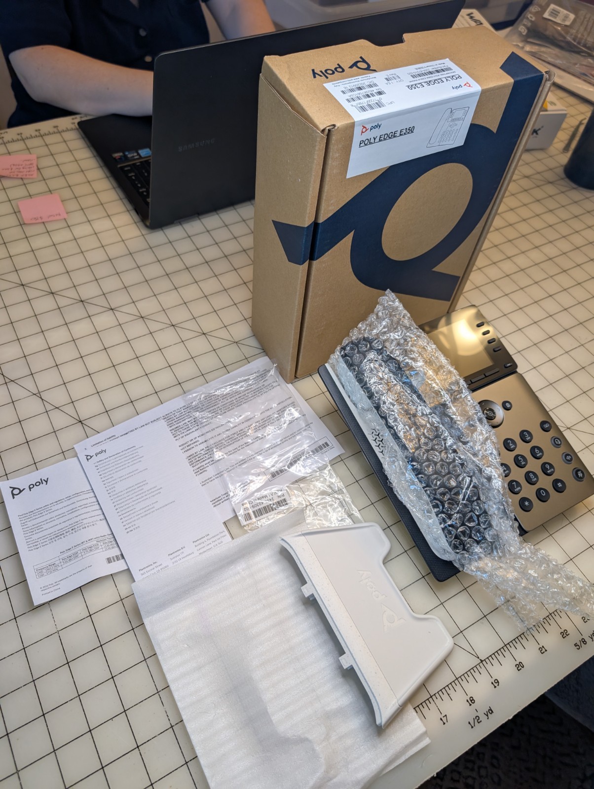 Poly Edge E350 IP Phone – 2200-87010-025 – New in Box