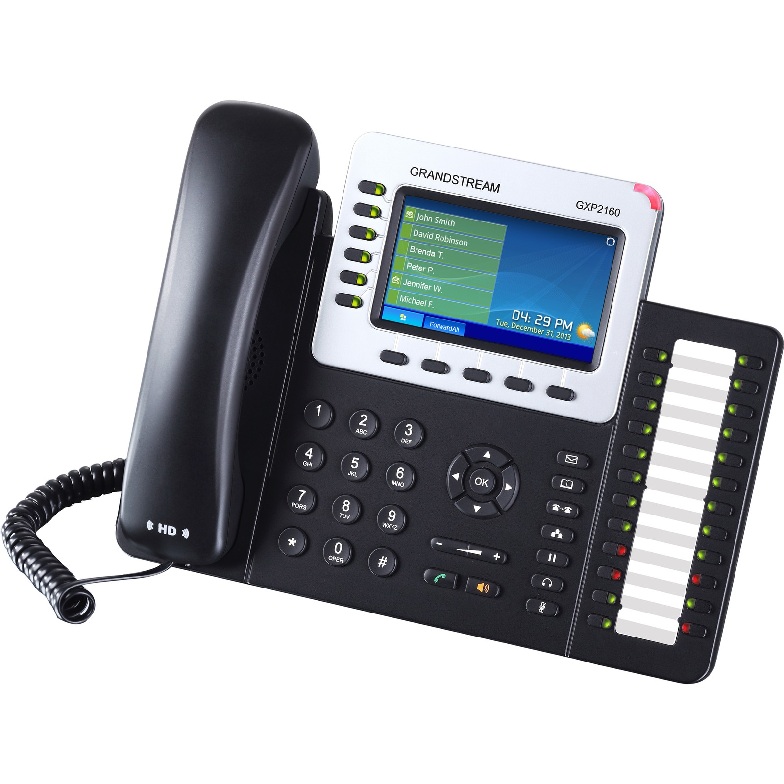 Grandstream GS-GXP2160 Enterprise IP Phone 6 Lines 24 BLF Keys Color Display