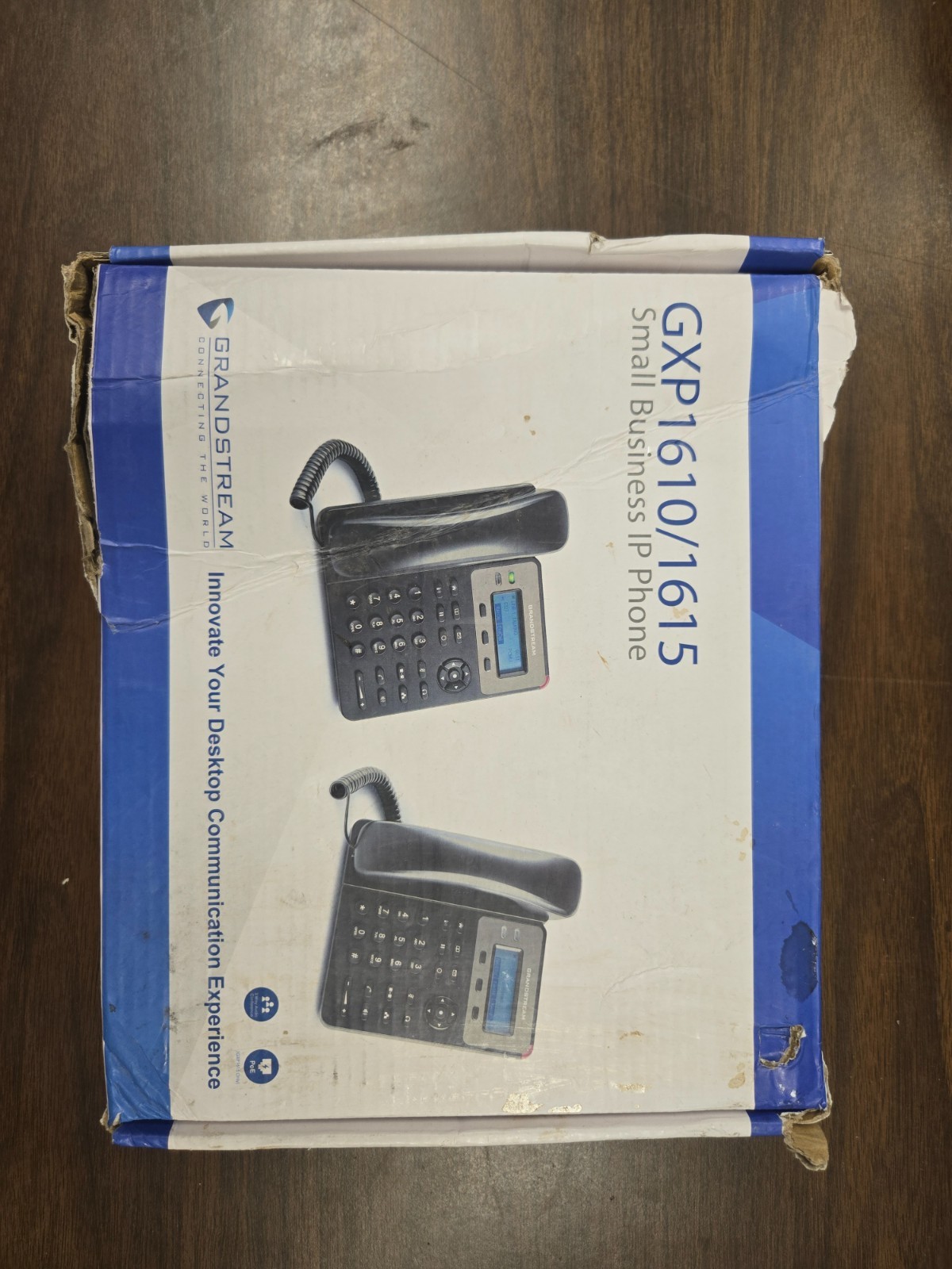 Grandstream GXP1610/1615 IP Phone – Corded Wall Mountable – Black