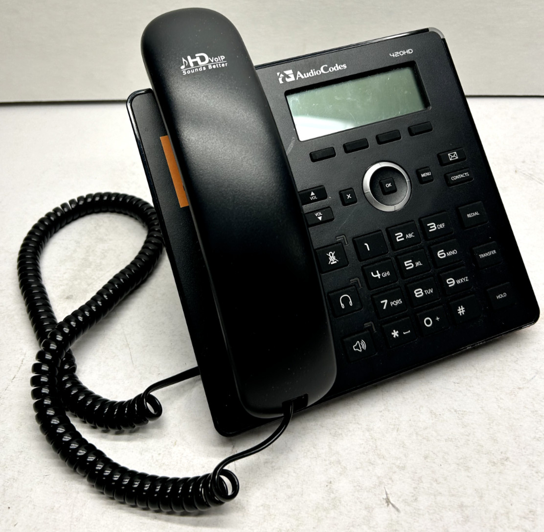 AudioCodes 420HD VOIP IP phone Model 420HD