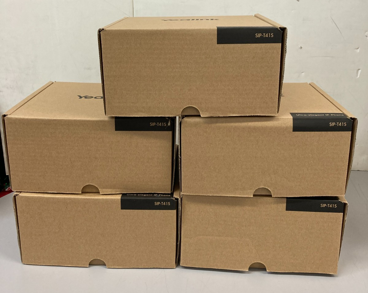 Lot of 5 NIB Yealink SIP-T41S Ultra Elegant IP Desk Business Phone