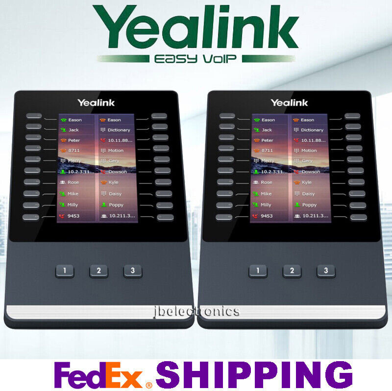 2 Yealink EXP43 T4U Series Expansion Module (2 PACK)