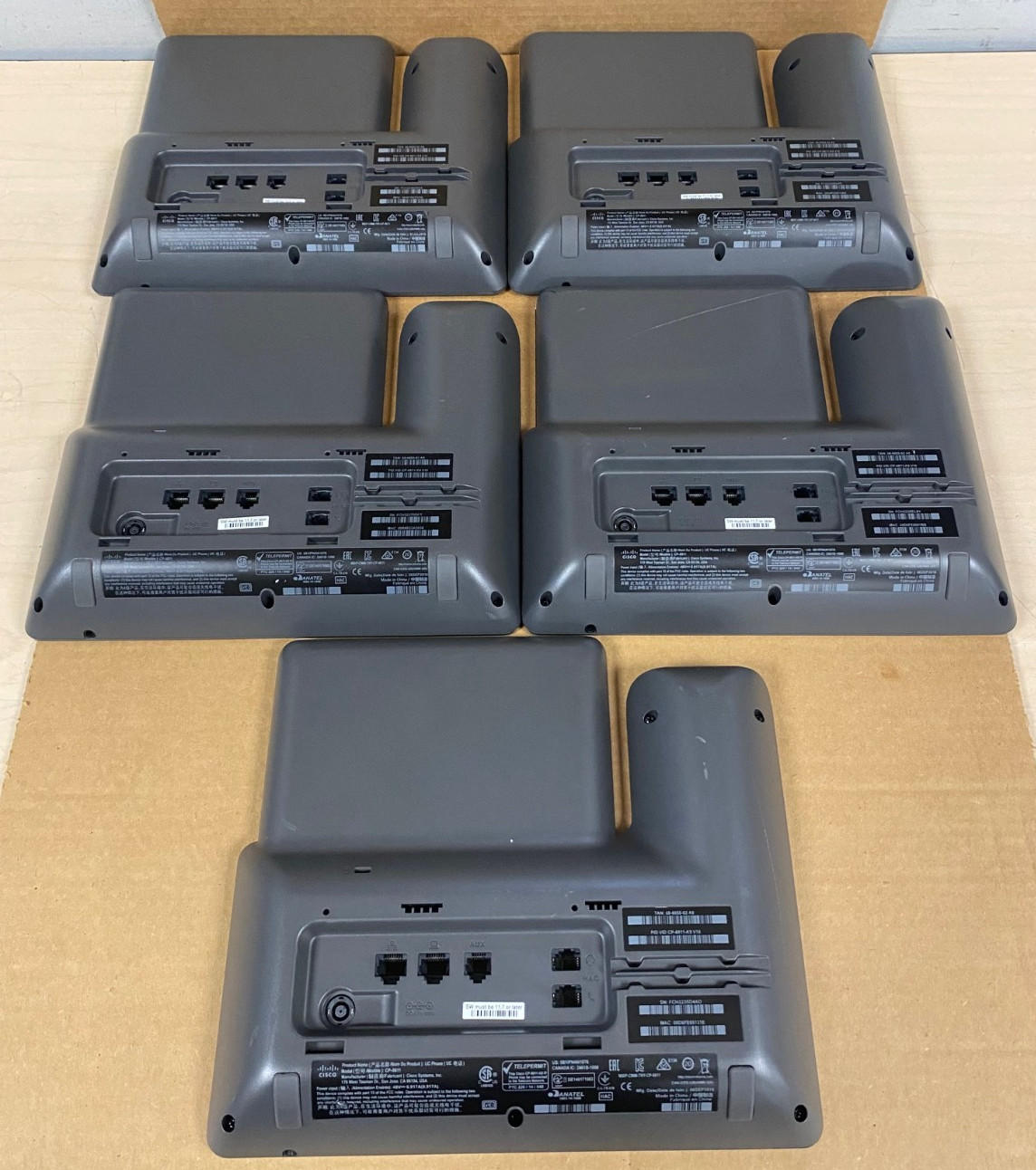 (X5) Cisco CP-8811-K9 Office IP VoIP PoE Business Phone W/STAND/HANDSET (TESTED)