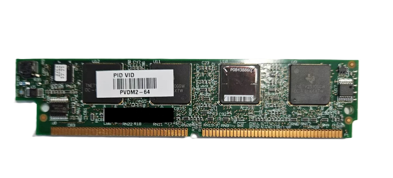 Genuine Cisco PVDM2-64 64-Channel Packet Voice/Fax DSP Module Quantity