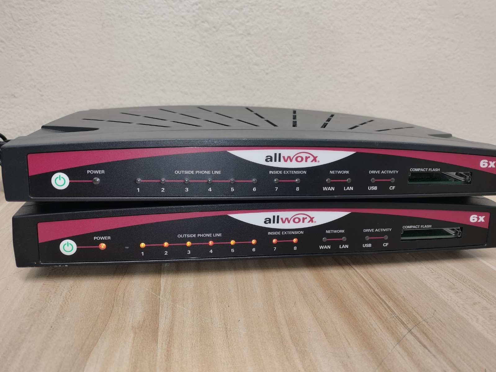 LOT OF 2 – Allworx 6X VoIP Phone System Network Server