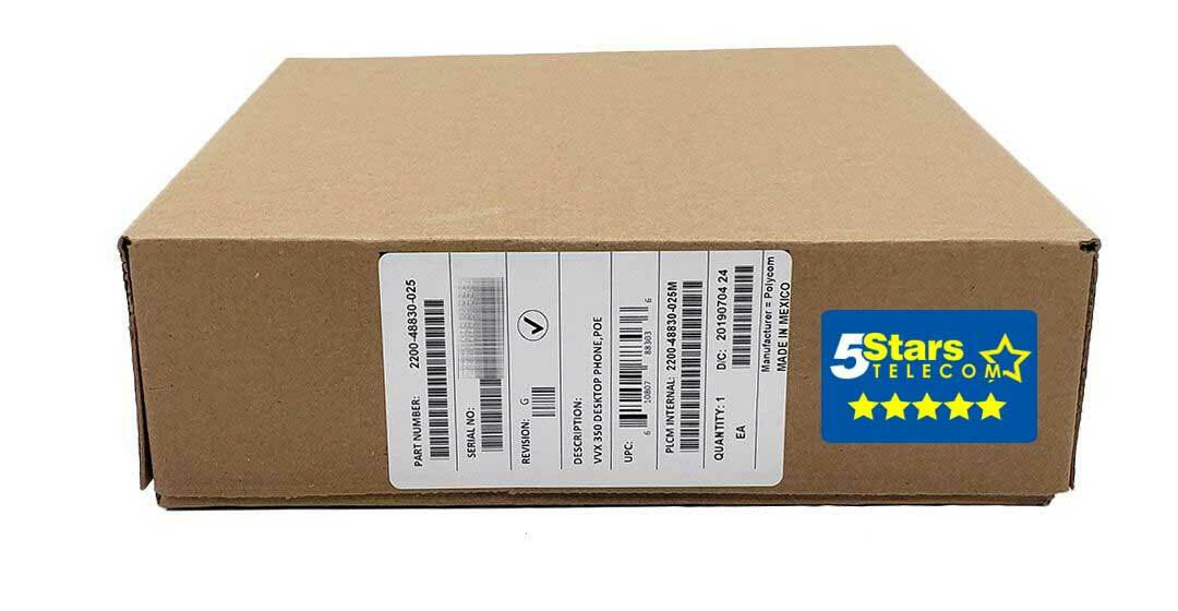 Polycom VVX 350 Business IP Phone (2200-48830-025)