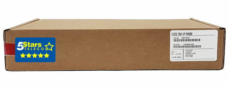 Cisco 7841 IP Phone (CP-7841-K9=) Rnewed (Grade A) 1 Year Warranty