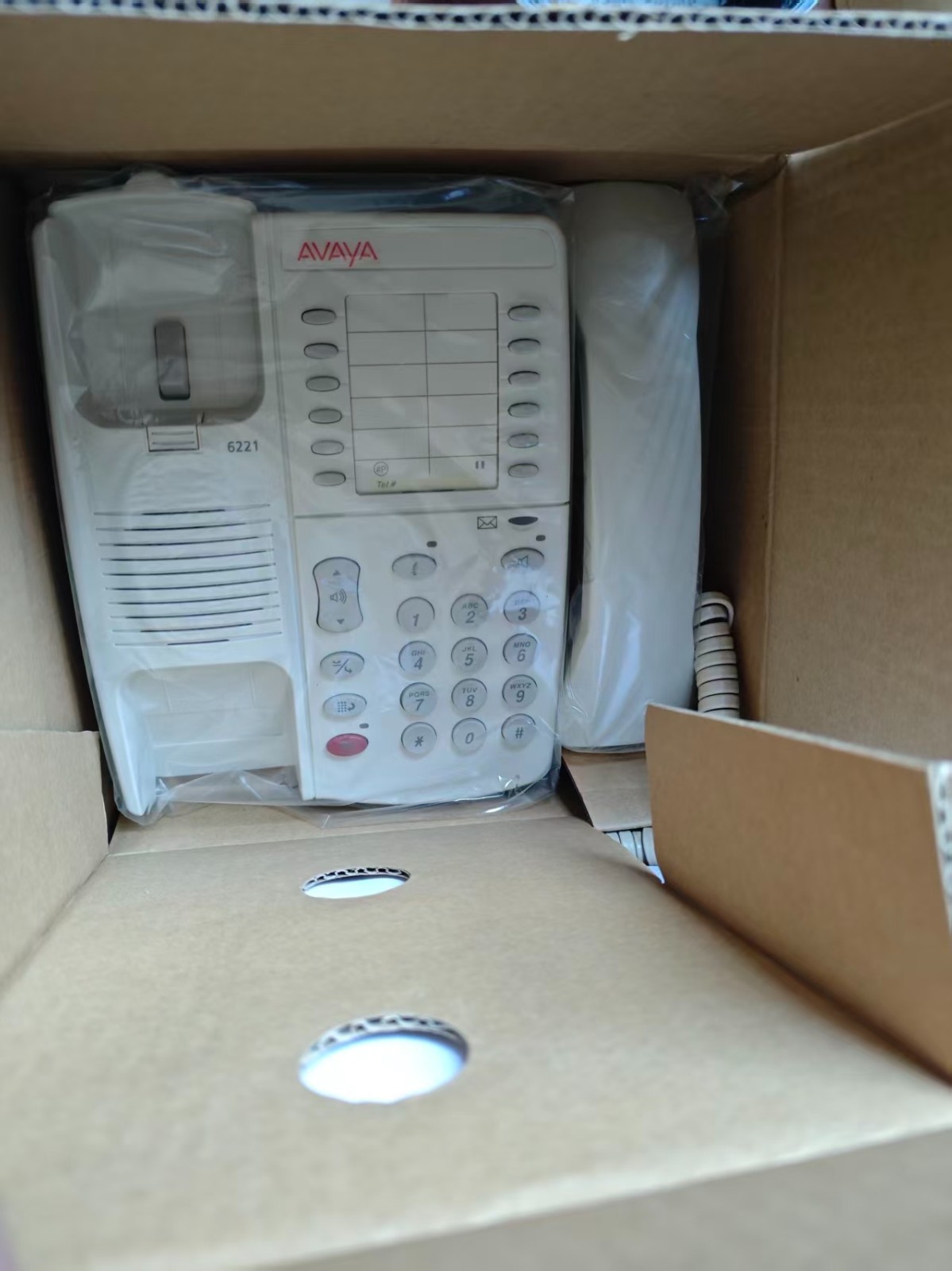 Avaya 6221 Single Line Analog Telephone White Office Desk Phone Brand New Box