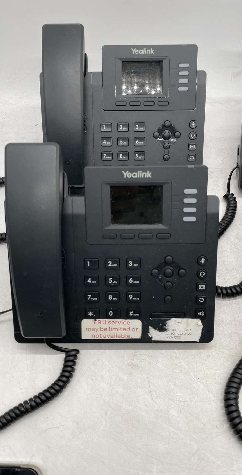 Yealink SIP-T33G IP Phone VoIP Business Desk Phone Network Units Lot of 4