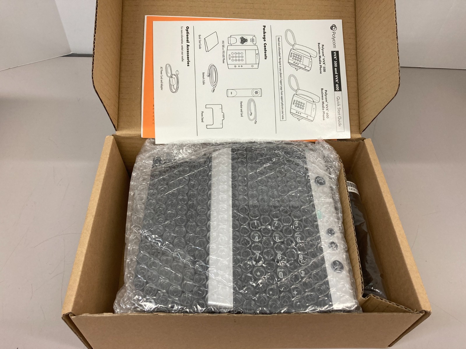 Polycom VVX500 Skype Business Media VoIP Phone 2200-44500-019 – Brand New