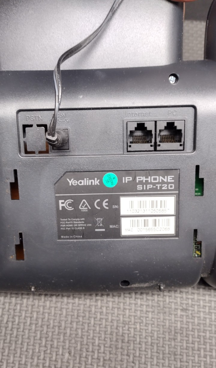 Yealink SIP-T20 IP Enterprise HD Phone Office Work NO STAND FREE SHIPPING