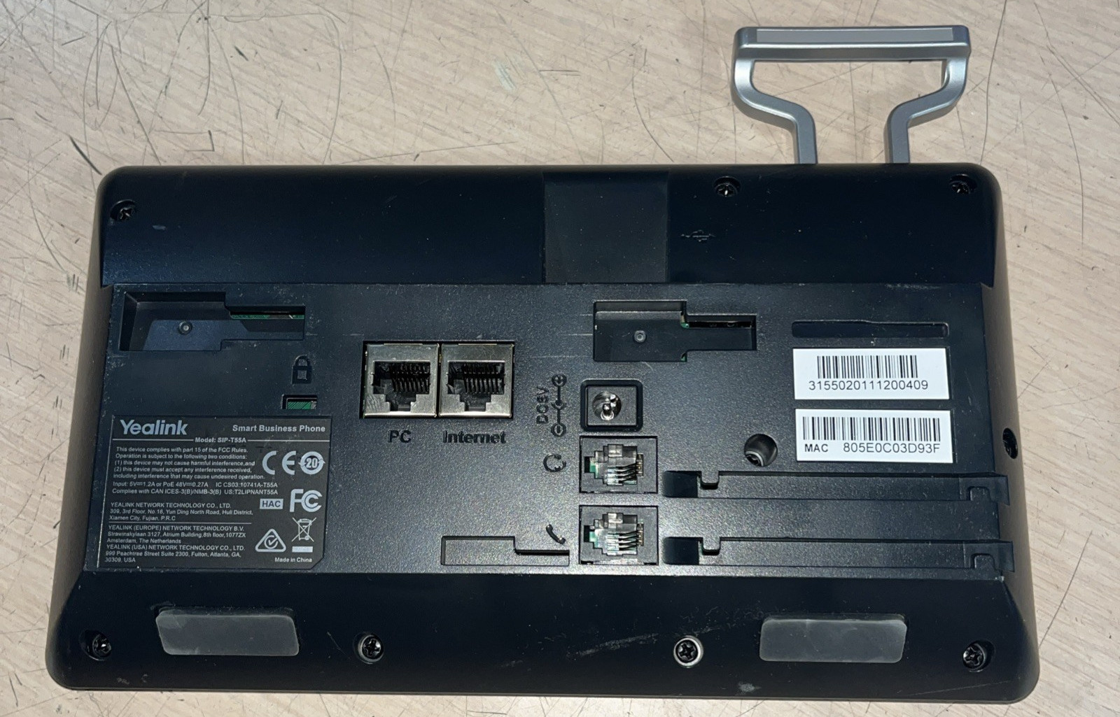 x20 YEALINK SIP-T55A TEAMS EDITION MID LEVEL ANDROID DESK PHONES *