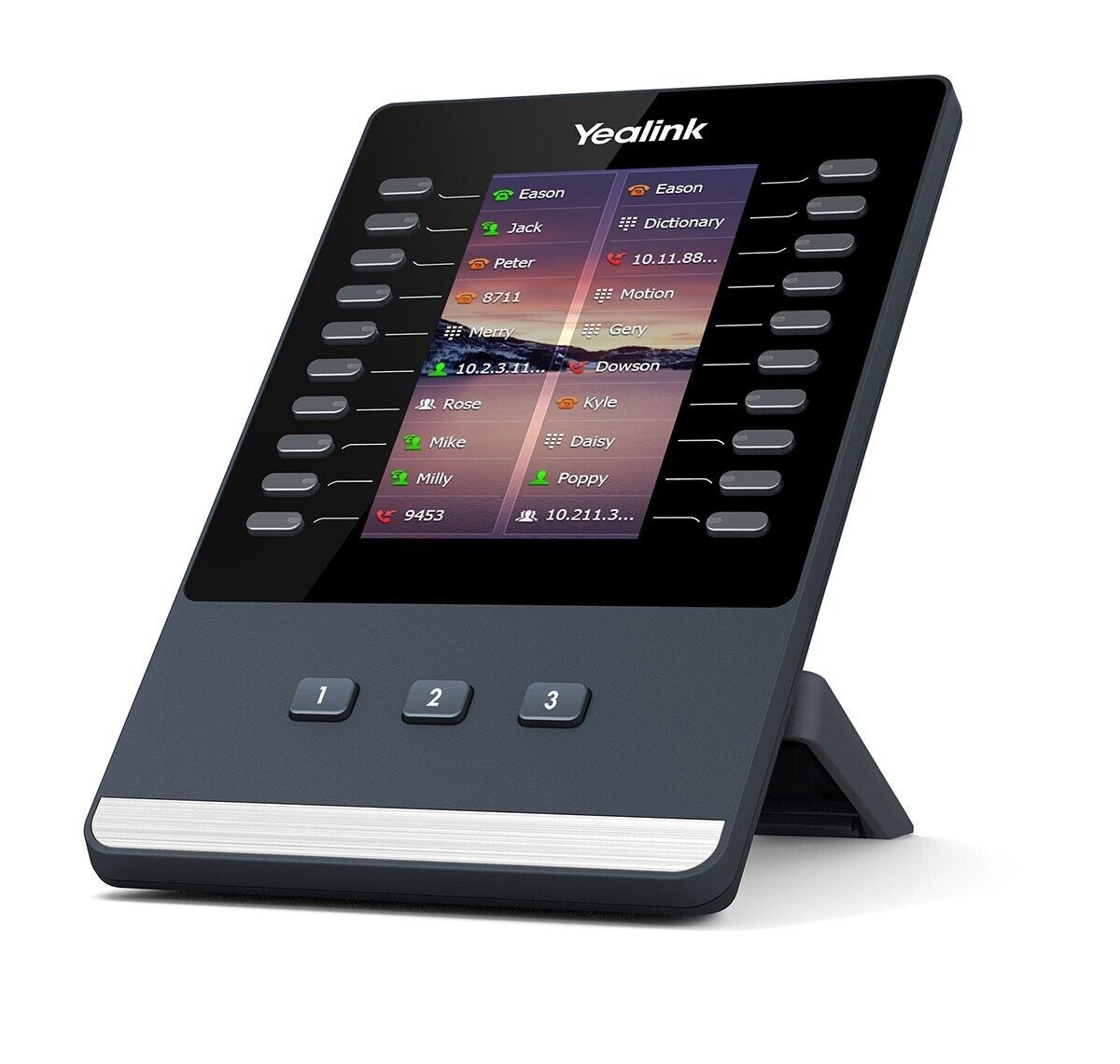 Yealink EXP43 Expansion Module for T4U Series Color Screen 20 Physical Keys