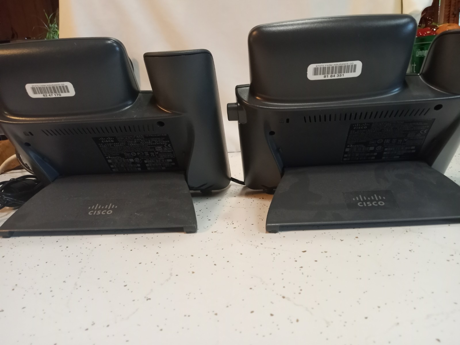 CISCO CP-7975G 7975G VOIP IP Office Phone (Lot of 2 phones and power cords)