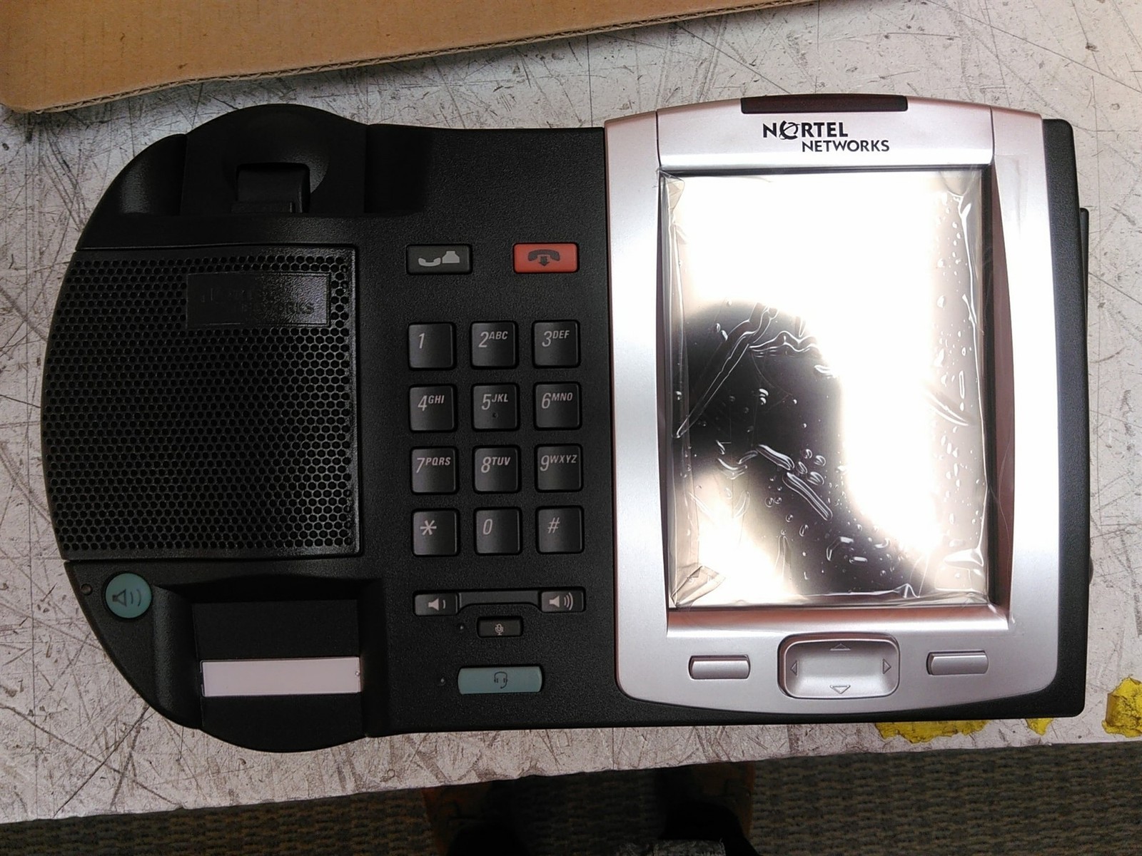 Nortel NTDU96 i2007 Charcoal IP Desk Phone w/ Handset & Stand