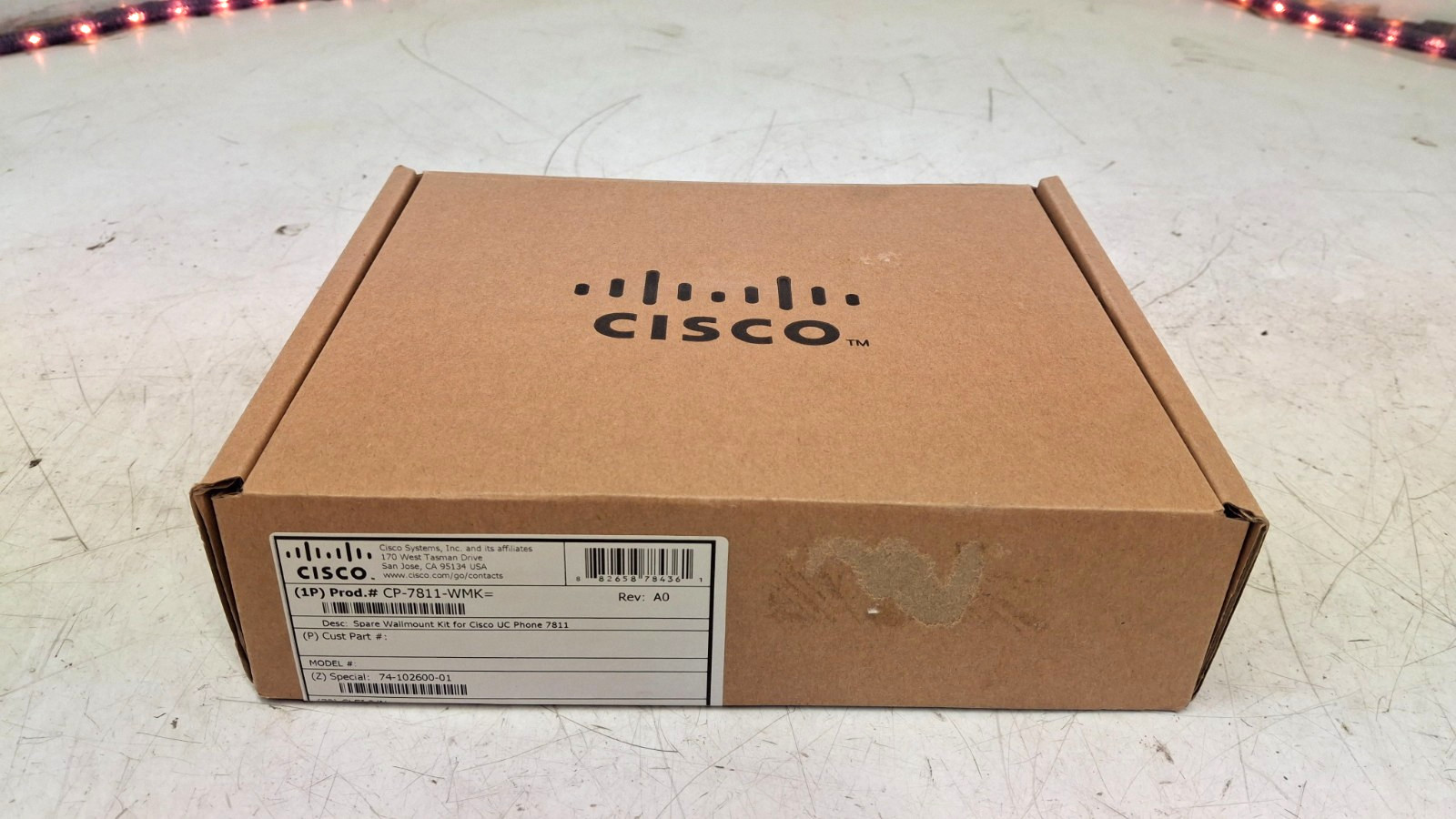 Cisco Wall Mount Kit for 7811 IP Phone (CP-7811-WMK)