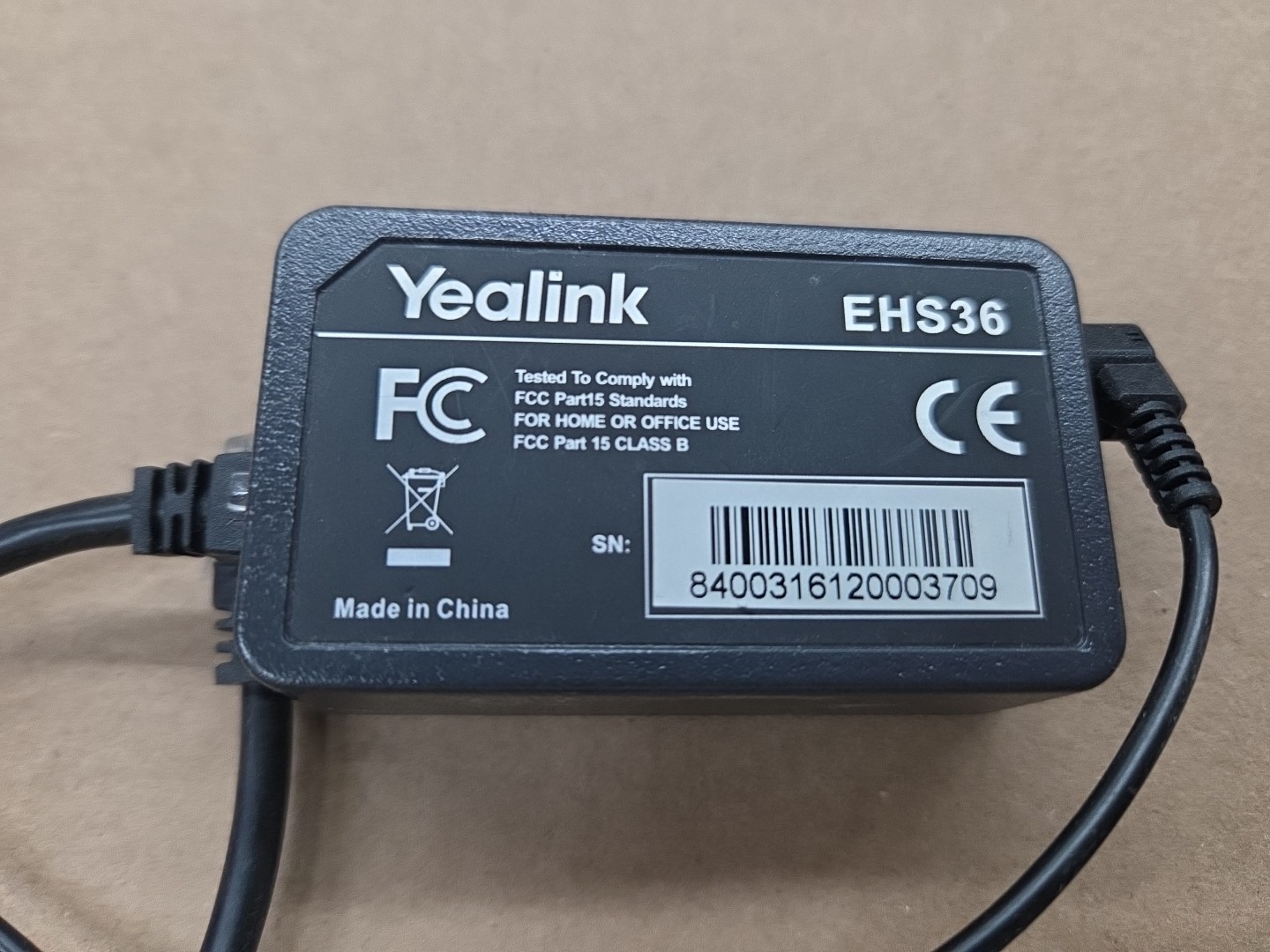 Yealink EHS36 Wireless Headset Adapter