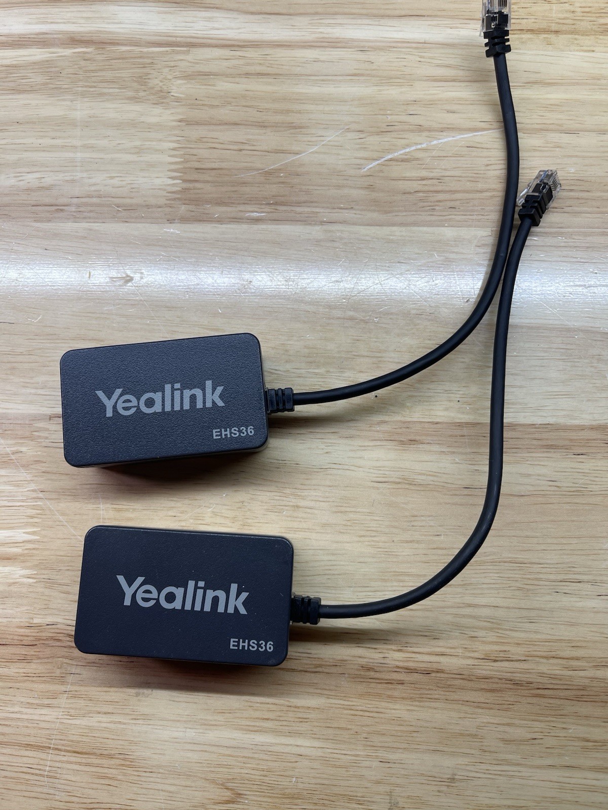 (2) Yealink EHS36 Wireless Headset Adapter