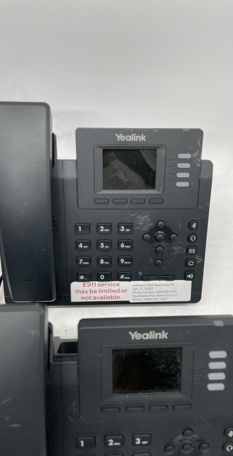 Yealink SIP-T33G IP Phone VoIP Business Desk Phone Network Units Lot of 4