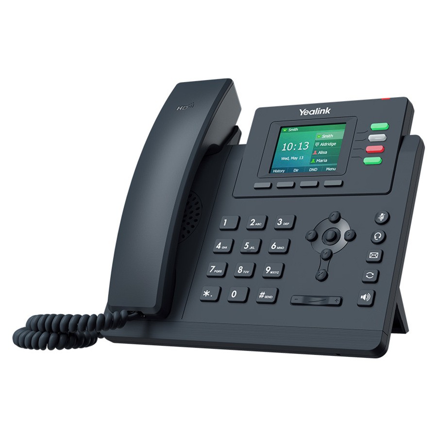 Yealink 1301046 SIP-T33G IP Phone – Corded/Cordless – Wall Mountable