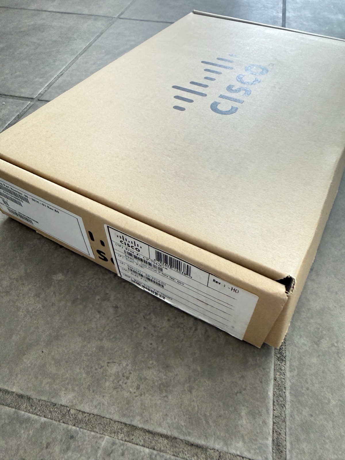 New Cisco CP-7942G Unified IP VoIP Business Office Phone with Base and Handset