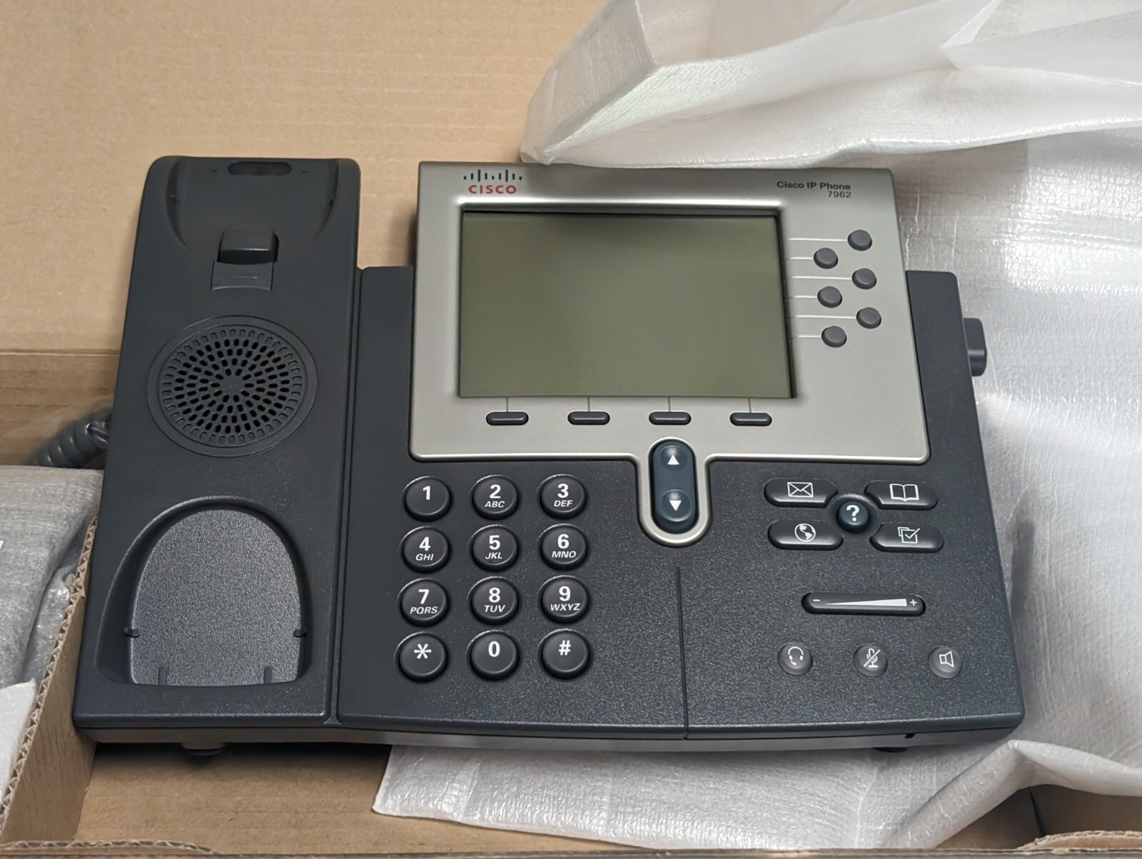 Brand New In Box – Old Stock – Cisco 7962G Unified IP Phone CP-7962G 6 Line