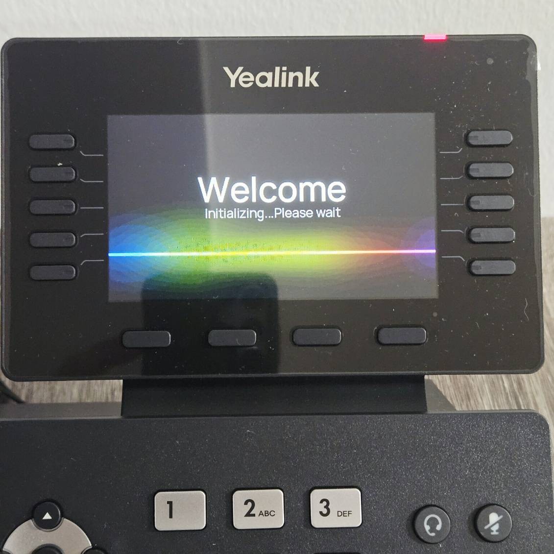 Yealink T54W IP Phone, 16 VoIP Accounts. 4.3-Inch Color Display Black. Open Box.