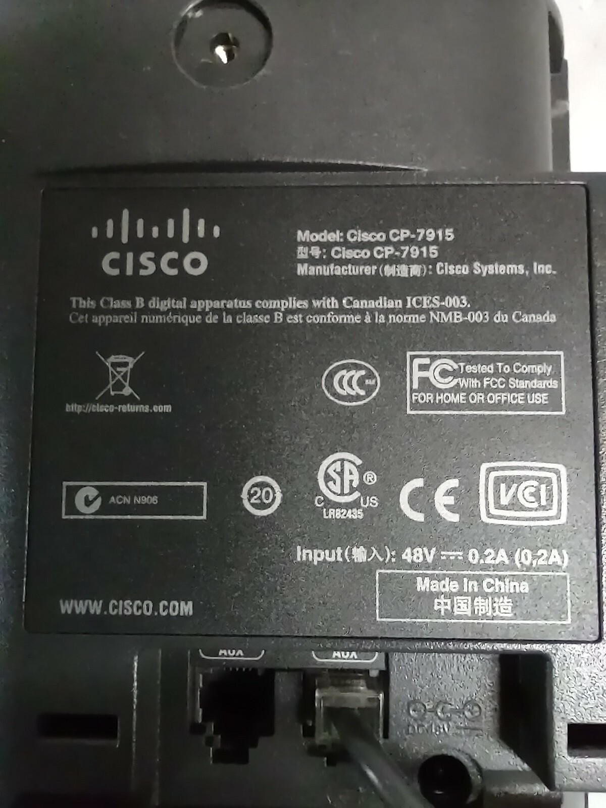 Cisco 7915 IP Phone Expansion Module FREE SHIPPING
