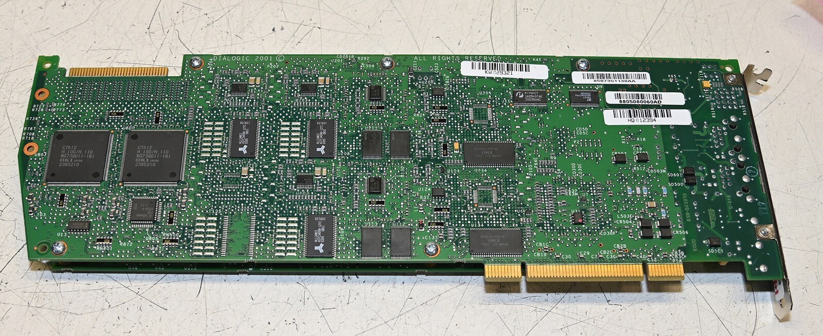 Dialogic D480JCT2T1W Dual Span T-1 PCI Digital Telephony Board