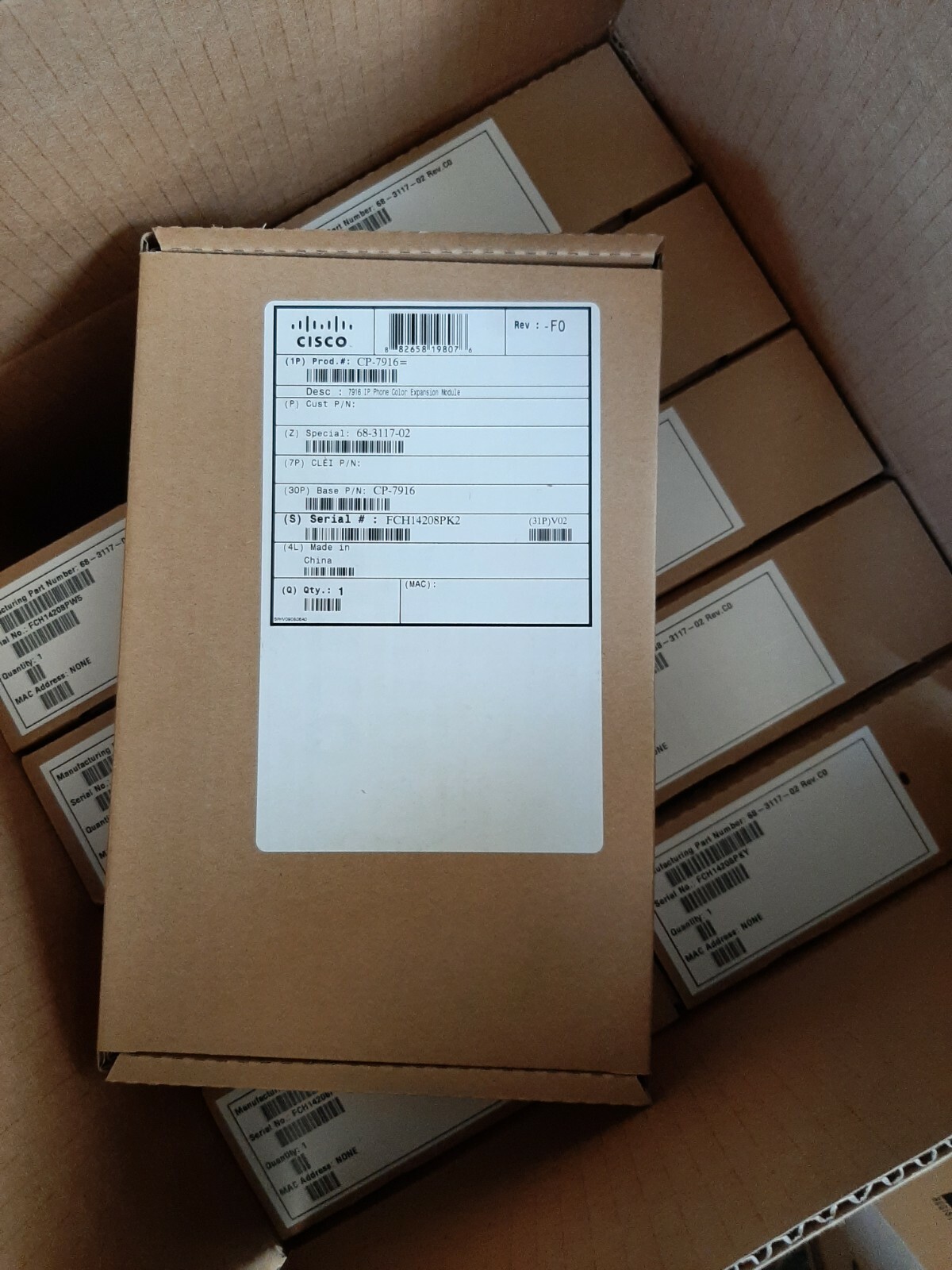 New! LOT of (10) Cisco CP-7916 V02 IP Phone Expansion Module