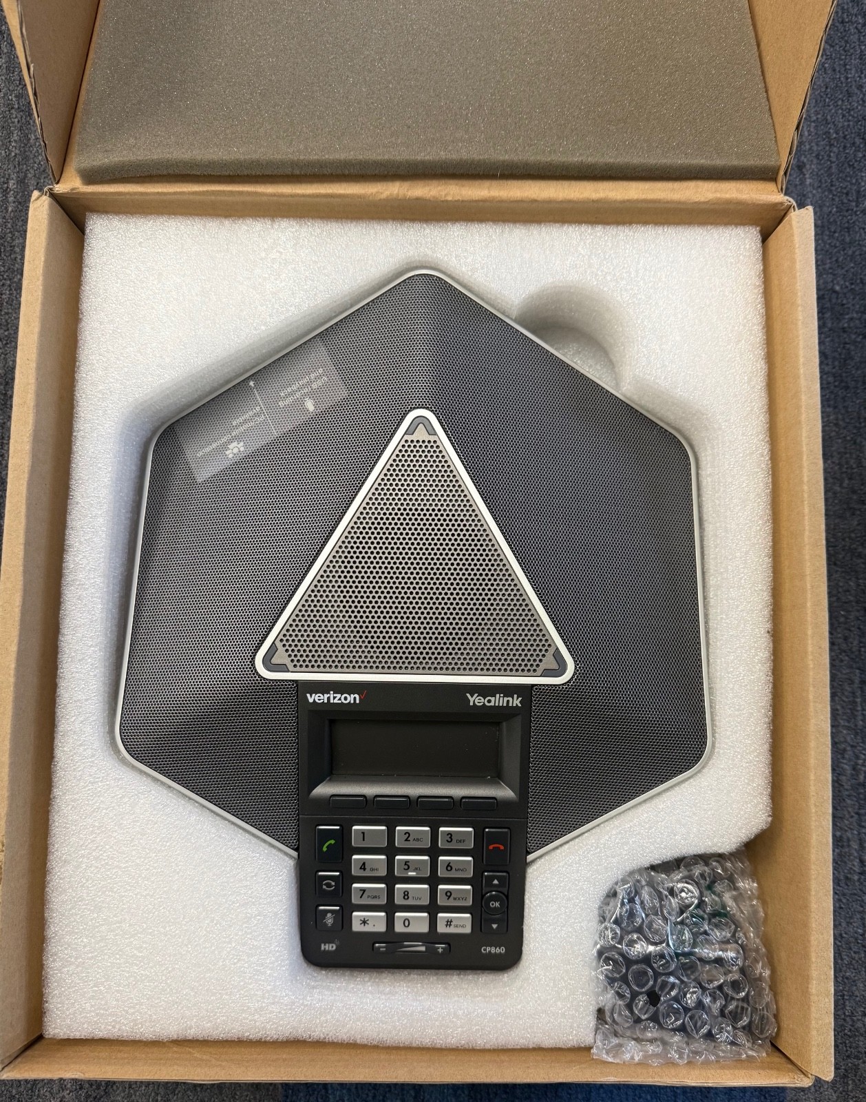 Yealink CP860 Verizon HD IP Conference Phone SIP VoIP – New Open Box