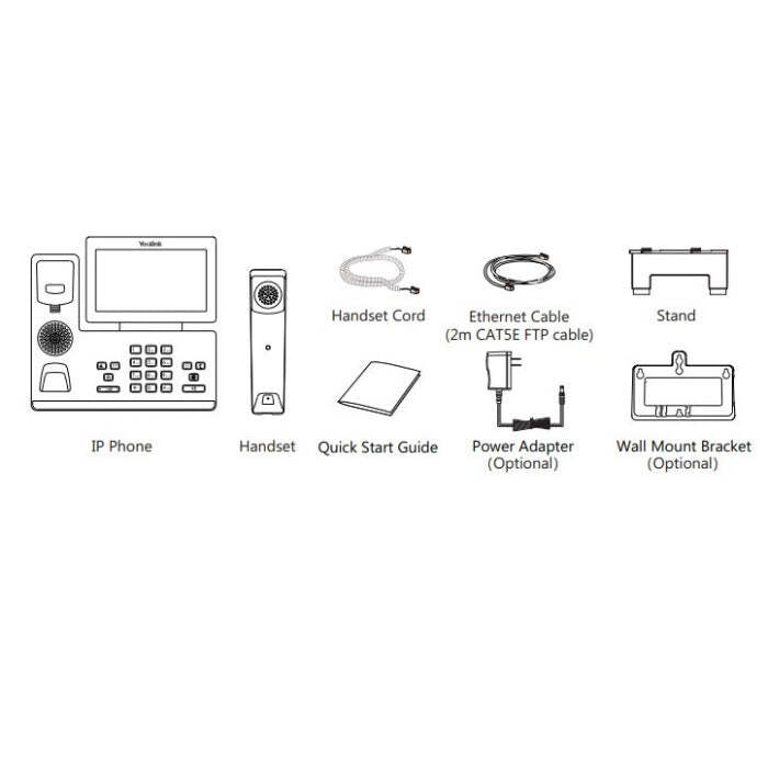 Yealink SIP-T57W Gigabit IP Phone (1301089) – Brand New w/1-Year Warranty