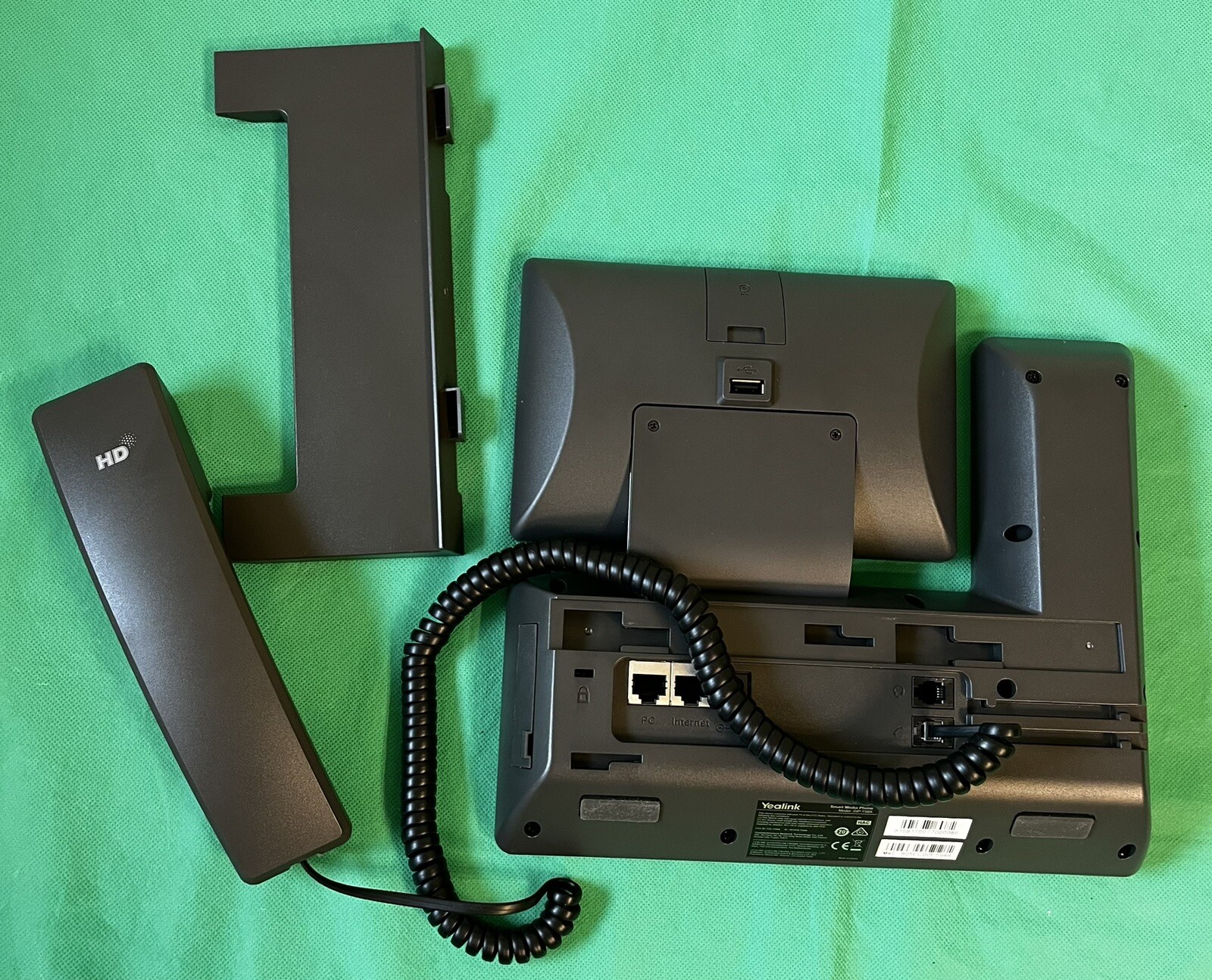 Yealink SIP-T58A Color Touchscreen HD IP Phone Skype for Business Gray NO STAND