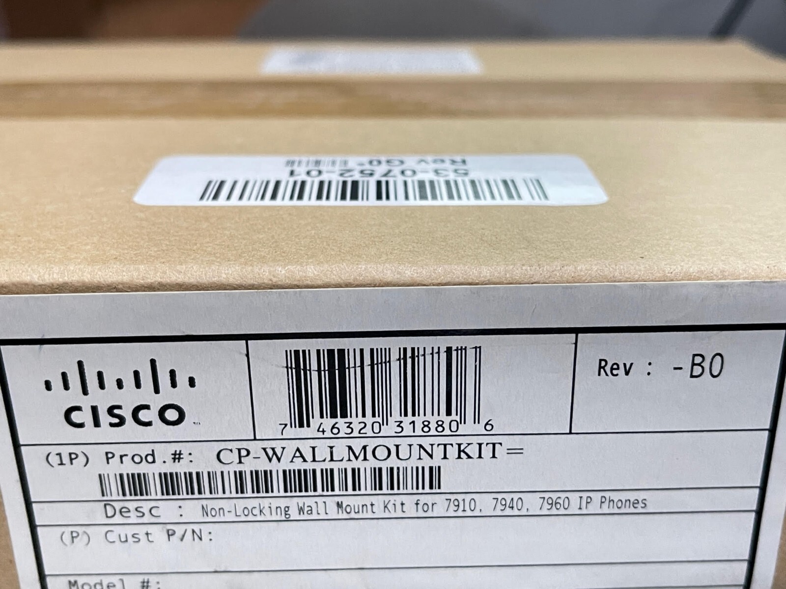 Non-locking Wallmount for Cisco 7910/40/60 (and other) IP Phone(Z8)
