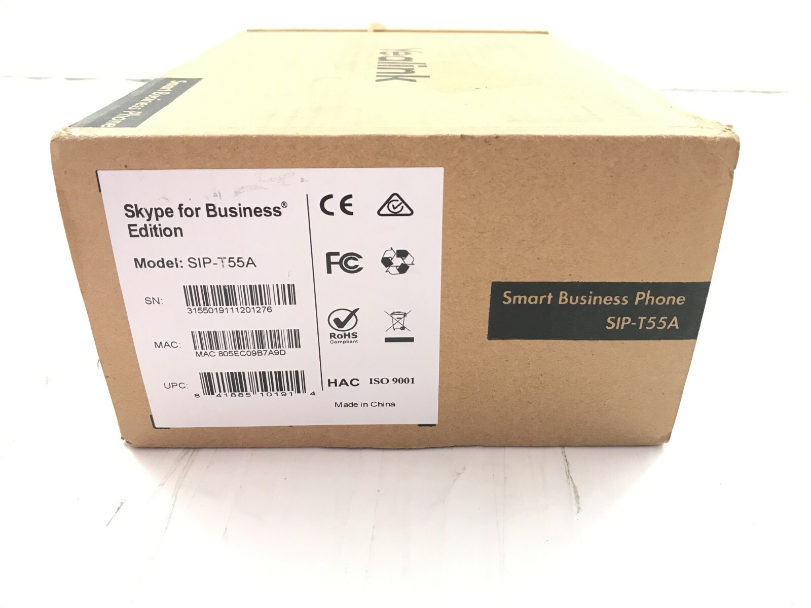 ✅ Yealink SIP-T55A-SFB Skype for Business Edition Mid-Level Desk Phone