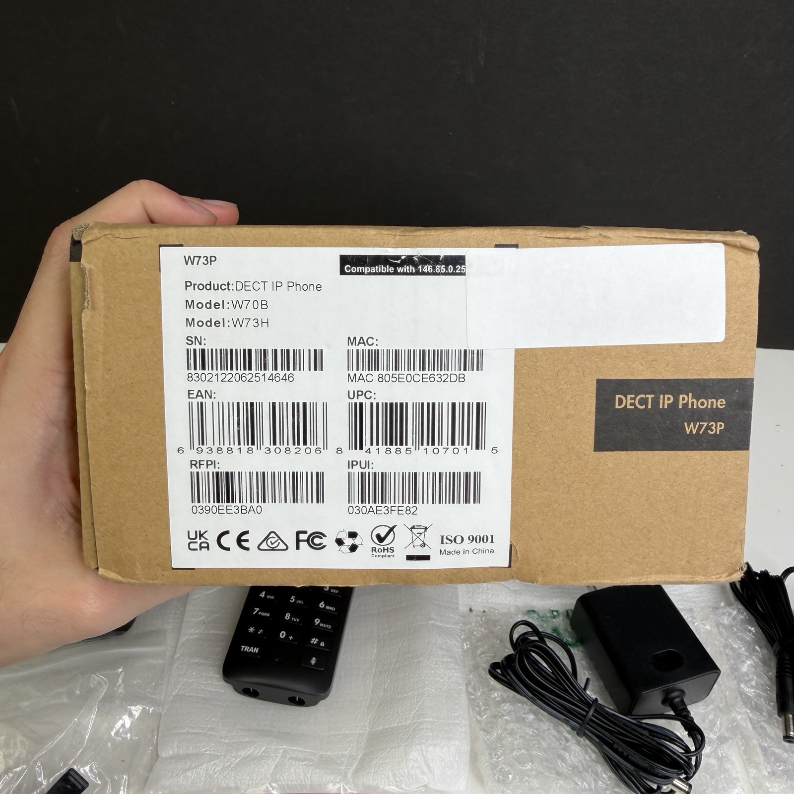 NEW Yealink W73P DECT IP Phone System OPEN BOX (No Base Station)