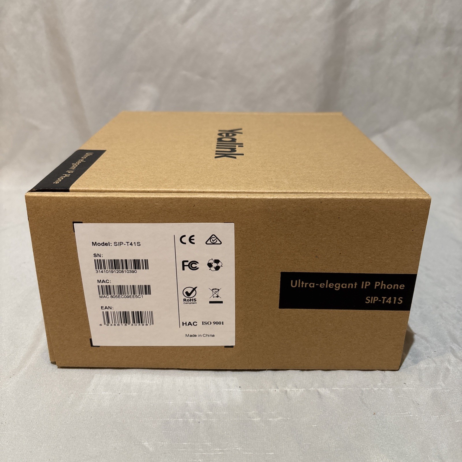 Yealink T41S Ultra-elegant IP Desk Phone SIP-T41S Brand New
