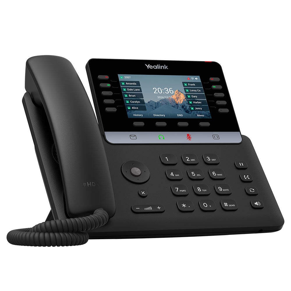 Yealink SIP-T74W IP Phone – Wi-Fi 6 Bluetooth 5.0 4.3″ Color Display for Manager