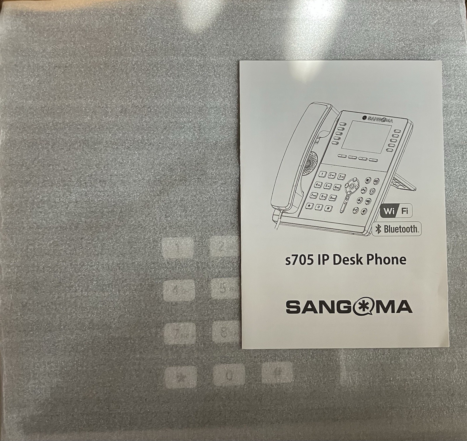 **BNIB** Sangoma s705 POE Gigabit IP Phone w/Caller ID & 5-Way Conference