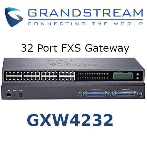 Grandstream GXW4232 32-Port FXS Gateway Analog to VoIP