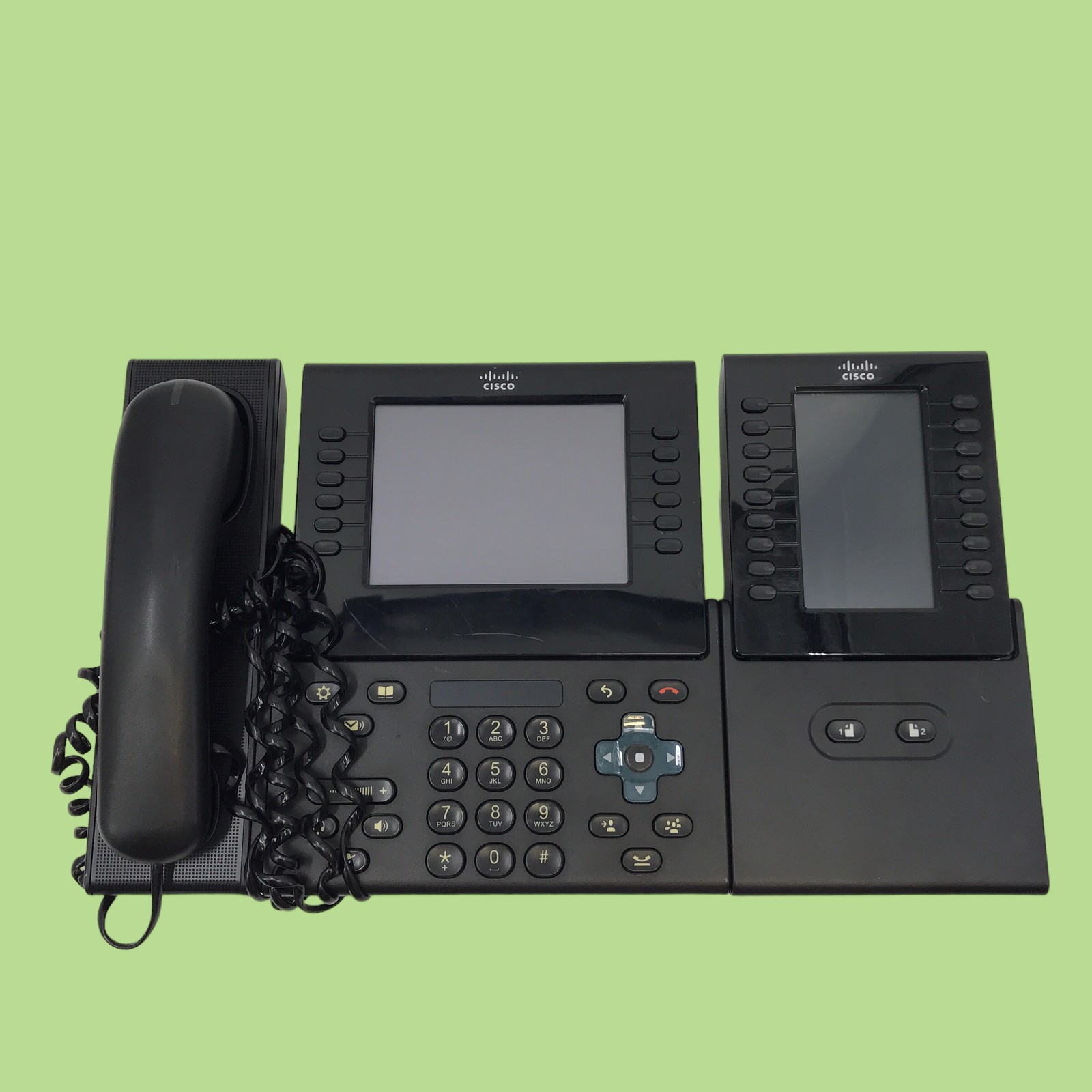 Cisco CP-9971 VoIP Business Phone with Key Expansion Module CP-CKEM-C #MP5420