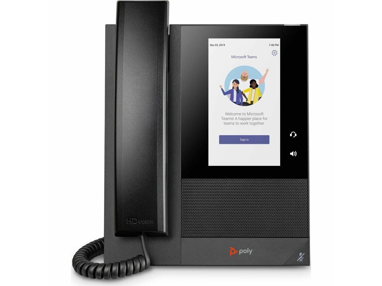 Poly CCX 400 IP Phone Corded Corded Desktop Wall Mountable Model 848Z8AA#AC3