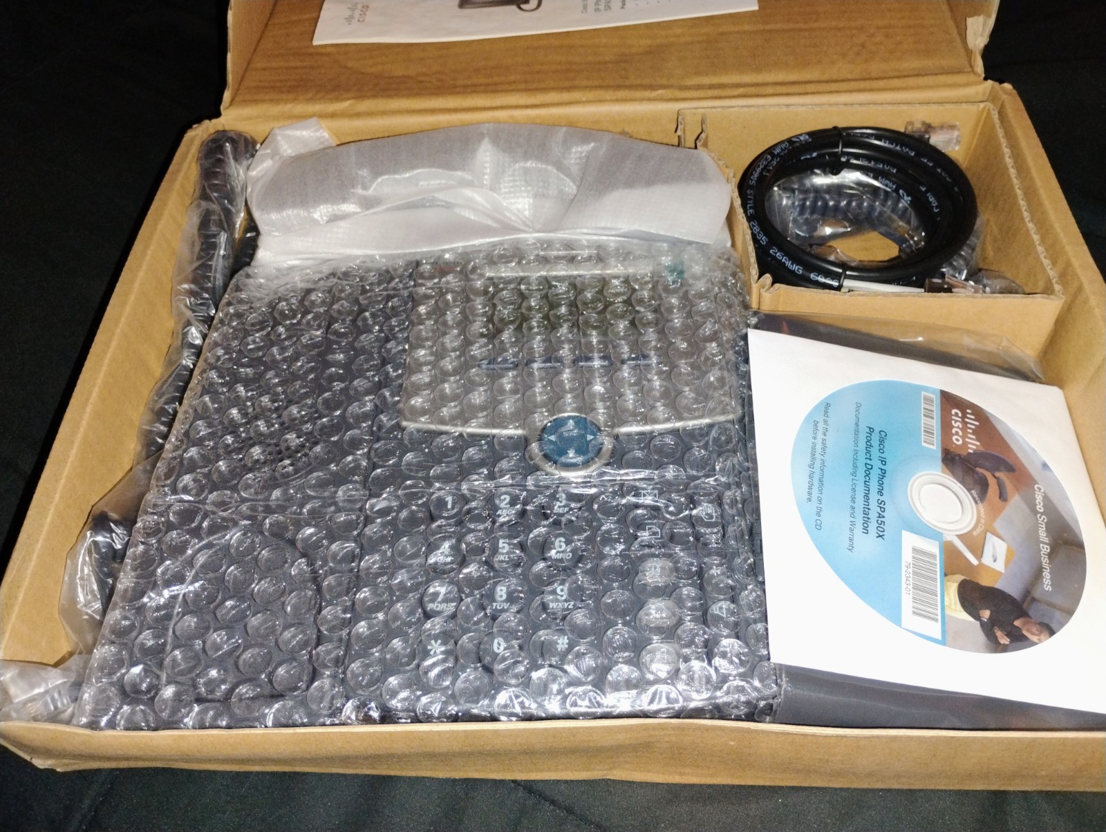 NEW – Cisco SPA502G 1-Line IP PoE Business Phone (NOS)
