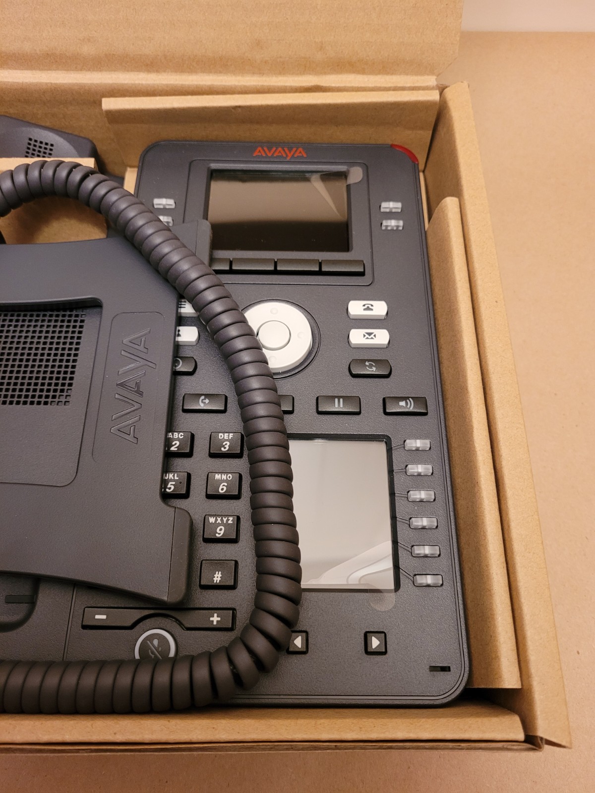 Avaya- Model J159- Corded Gigabit IP Phone- Black- New Old Stock- Lot Of 3!