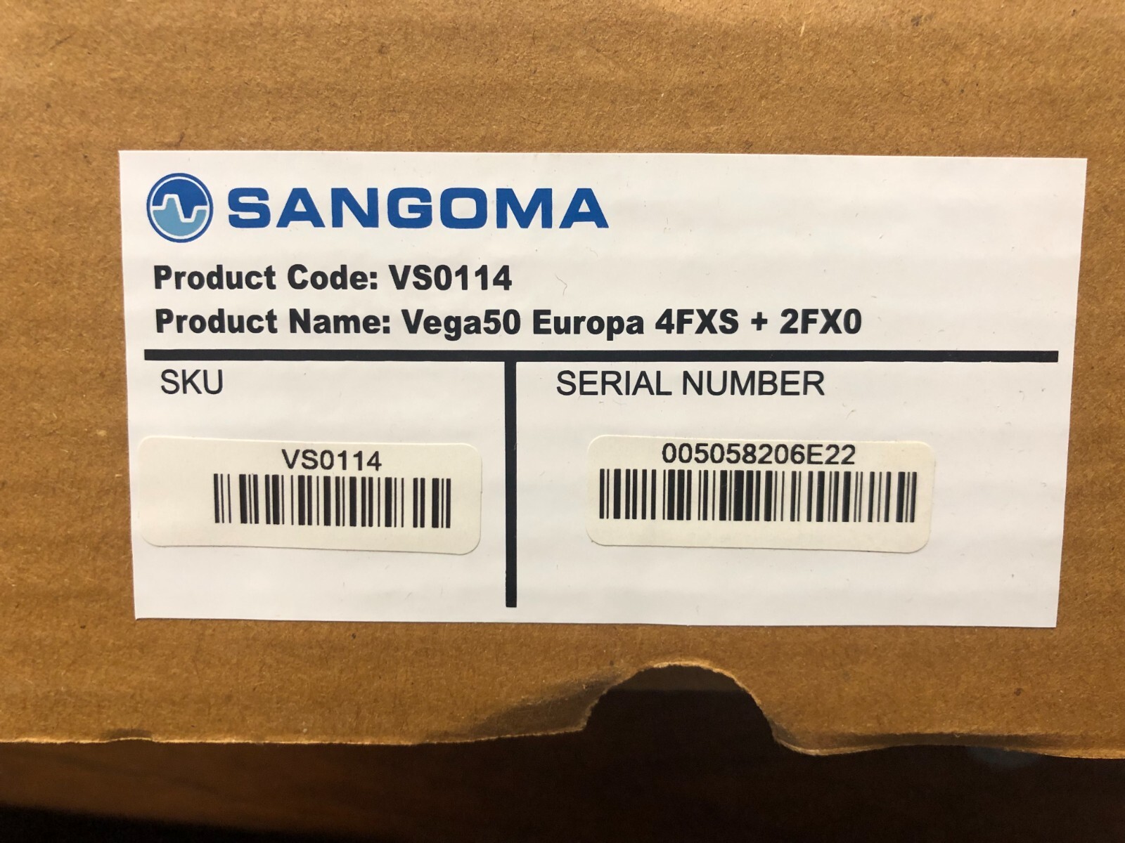 Sangoma Vega5 Europa 4FXS + 2FX0