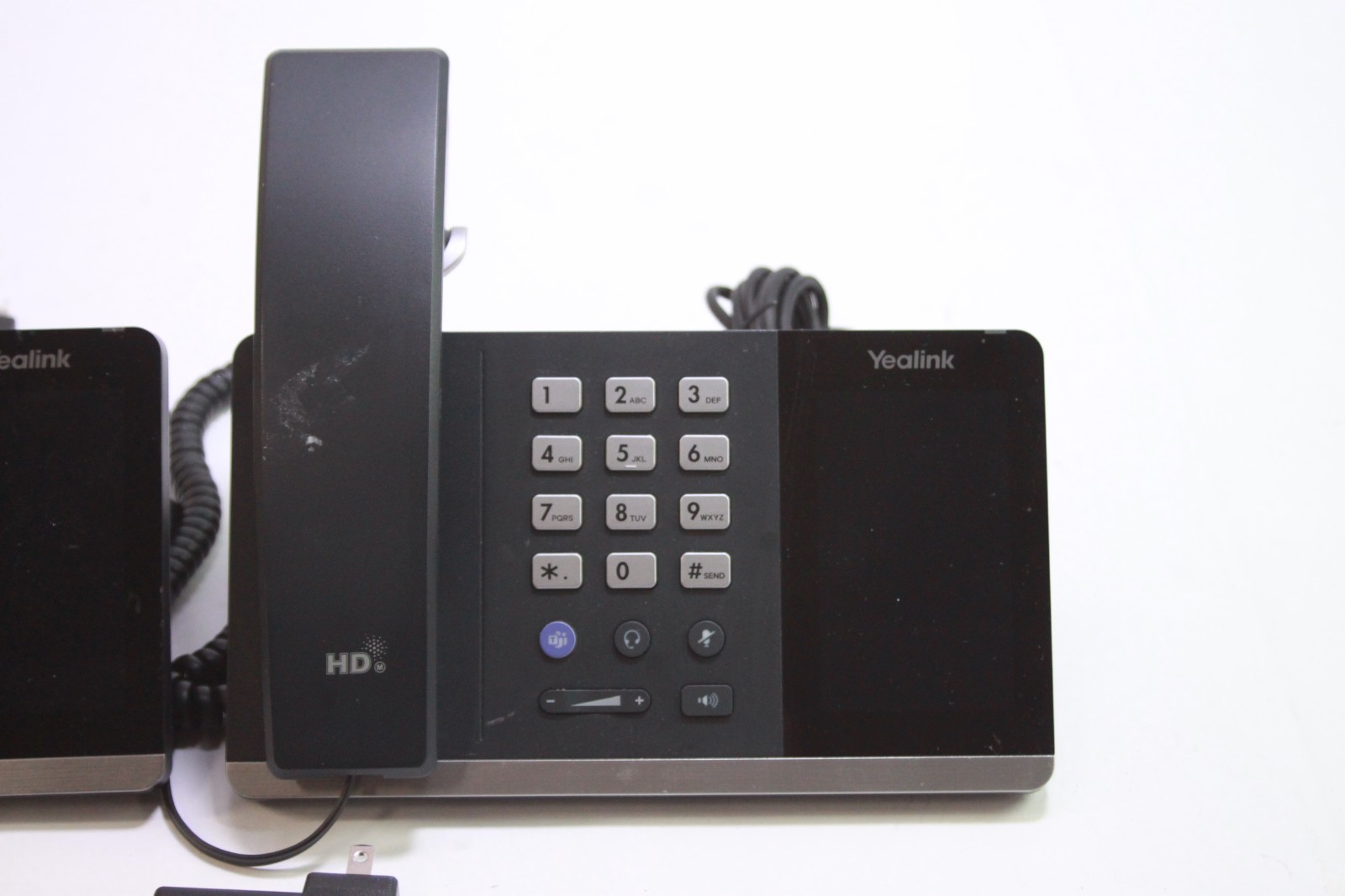 Lot of 2 YeaLink Model MP50 Business USB Phones READ Powered On AS IS