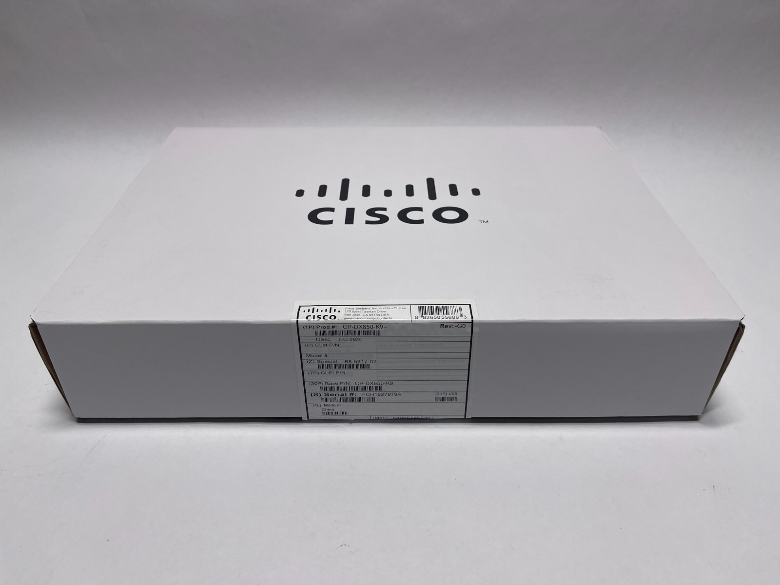 Cisco IP LCD Video Phone, CP-DX650-K9, 68-5217-02 ***NEW SEALED***