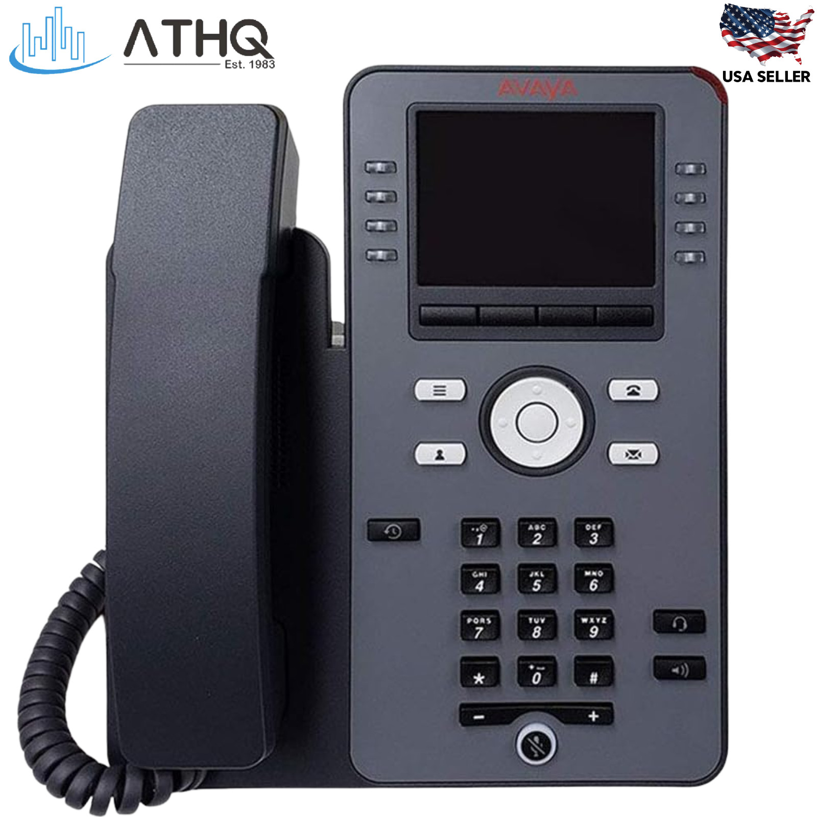 Avaya J179 Gigabit IP Phone 8-Line Color Display, Wideband Audio PoE Dual GbE
