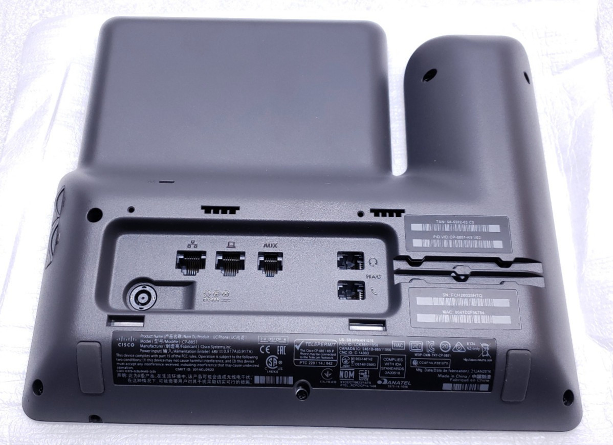 Cisco CP-8851-K9 VoIP Business IP Phone Cisco 8851 [NO HANDSET OR STAND] #99