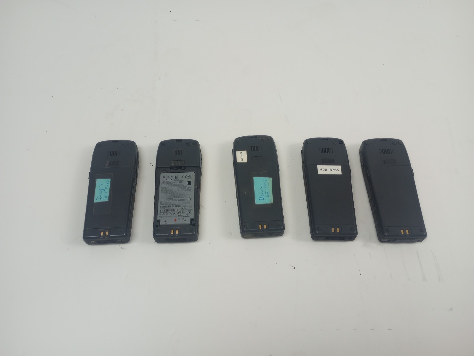 LOT OF 5 Cisco CP-7925G-W-K9 Unified Wireless IP Phone – No Battery or Charger